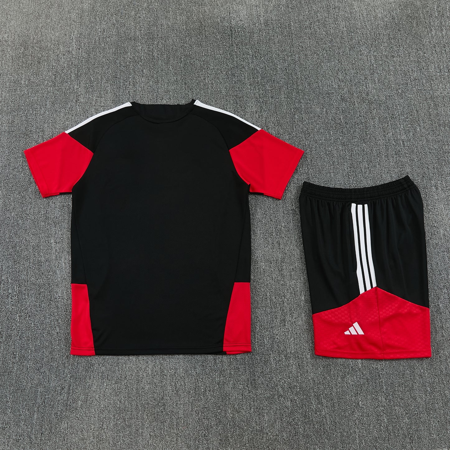 Germany Shorts Set-Black and Red