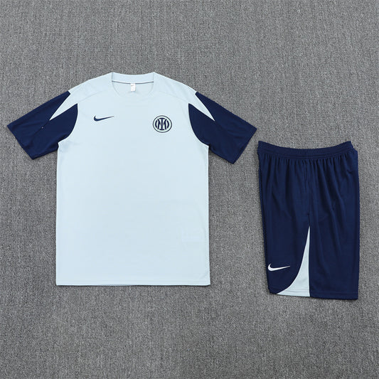 Inter Milan Shorts Set-Light Blue and Navy Blue