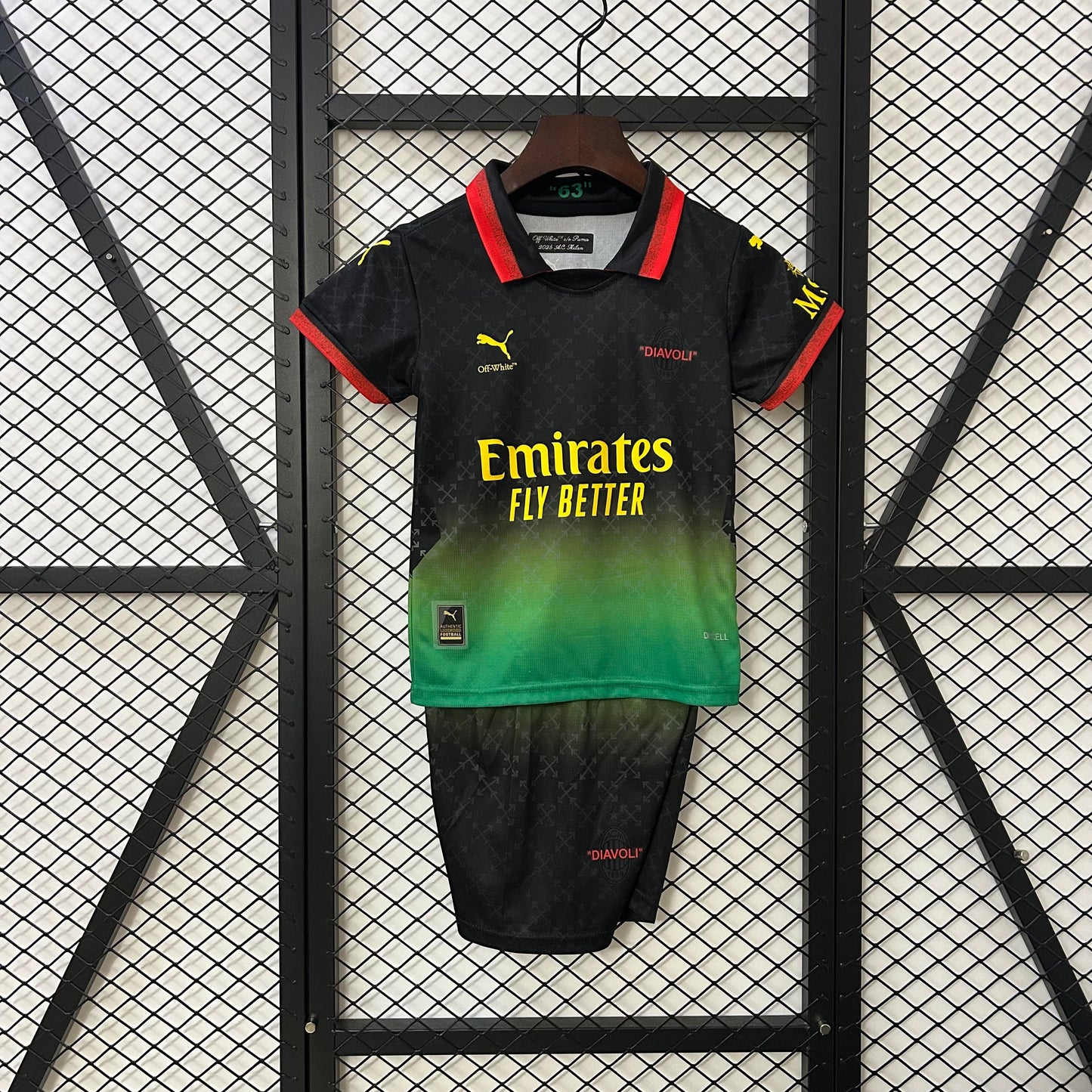 25/26 kids AC Milan Co-Branded Edition Jersey