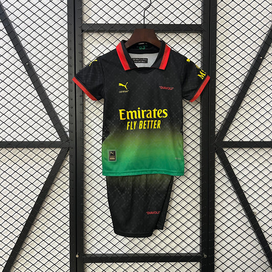 25/26 kids AC Milan Co-Branded Edition Jersey