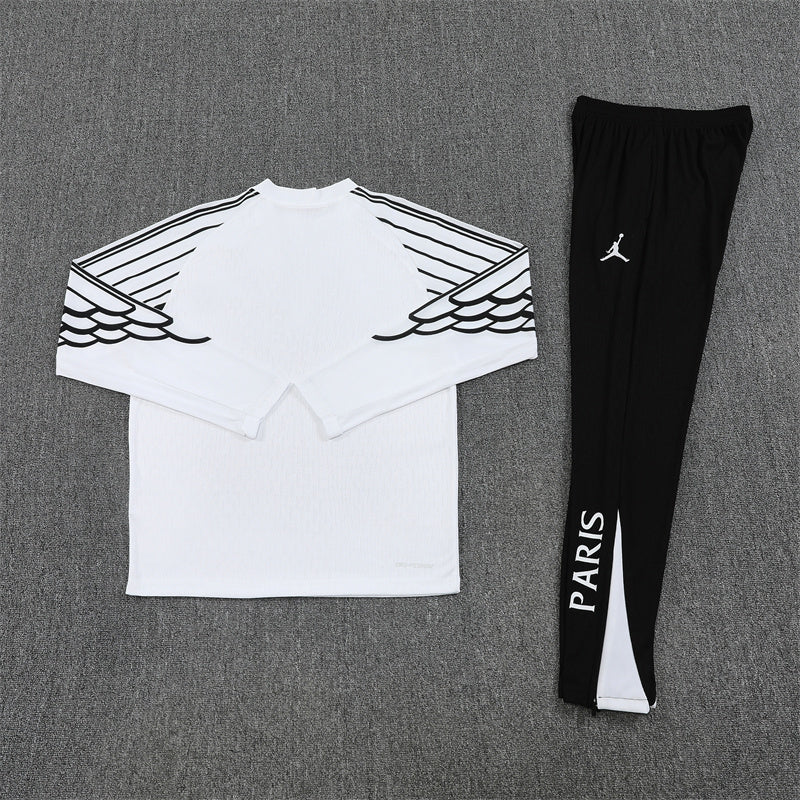 PSG Tracksuit-White and Black