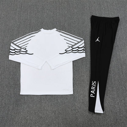 PSG Tracksuit-White and Black