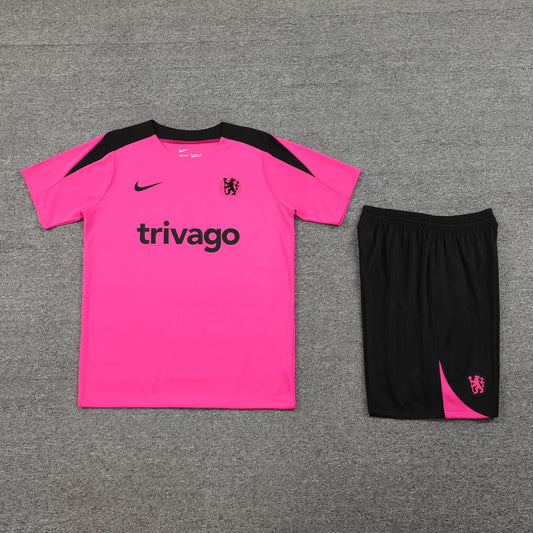 Chelsea Shorts Set-Pink and Black