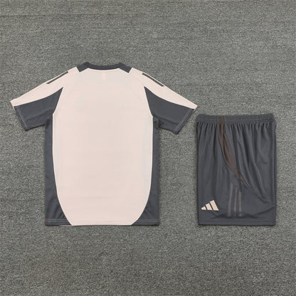 Real Madrid Shorts Set-Cream and Grey