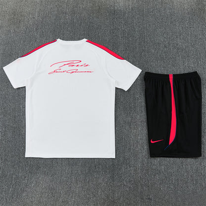 PSG Shorts Set-White and Black