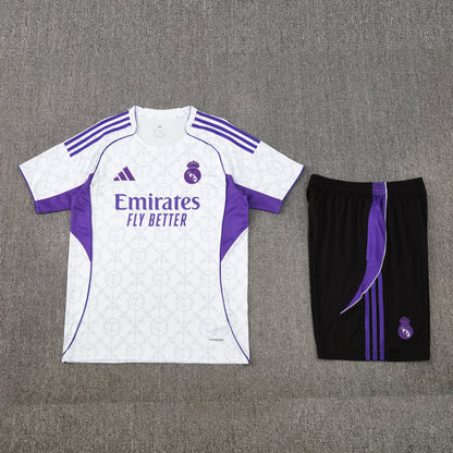 Real Madrid Shorts Set-White and Black