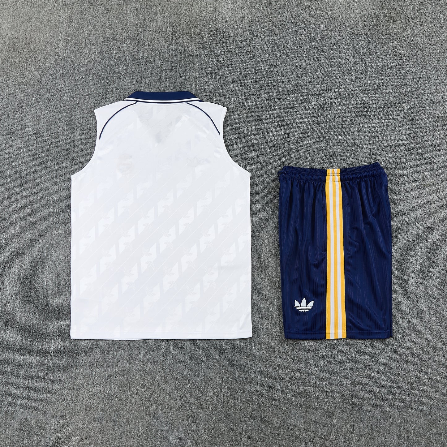 Real Madrid Vest Set-White and Navy Blue