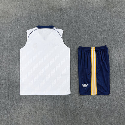 Real Madrid Vest Set-White and Navy Blue