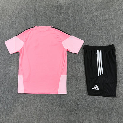 Inter Miami Shorts Set-Pink and Black