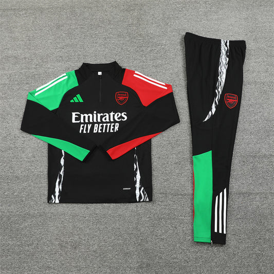 Arsenal Tracksuit-Red, Green and Black