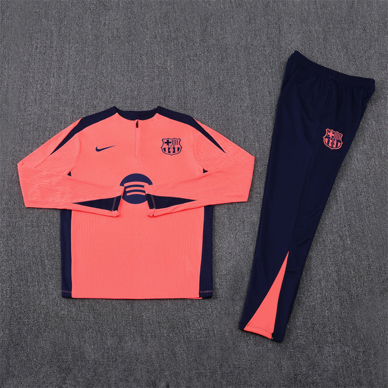 Barcelona Tracksuit-Orange and Navy Blue