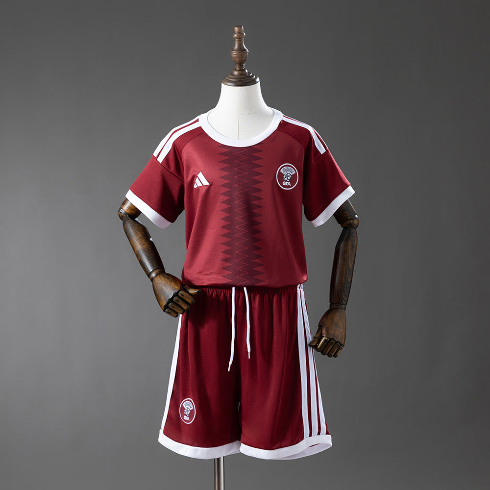 Qatar 2026 Home Kids kit Jersey