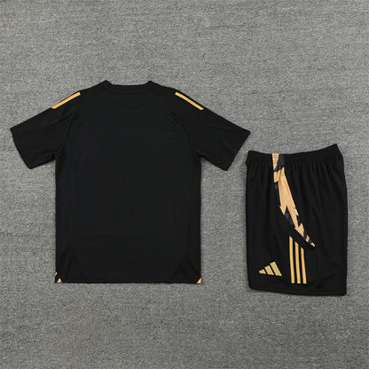 Real Madrid Shorts Set-Black and Golden