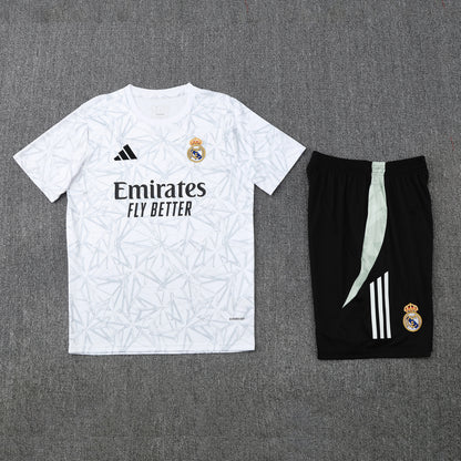 Real Madrid Shorts Set-White and Black