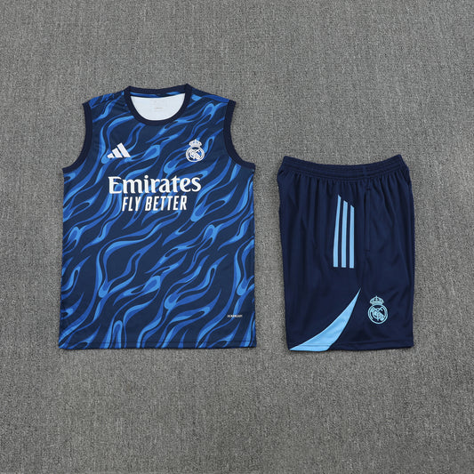 Real Madrid Vest Set-Blue and Navy Blue