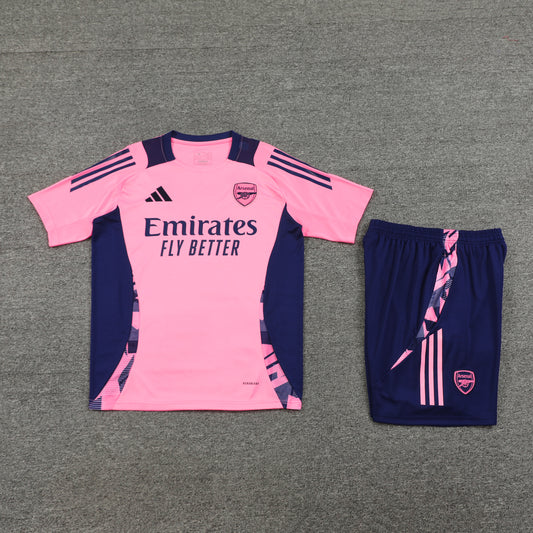 Arsenal Shorts Set-Pink and Navy Blue