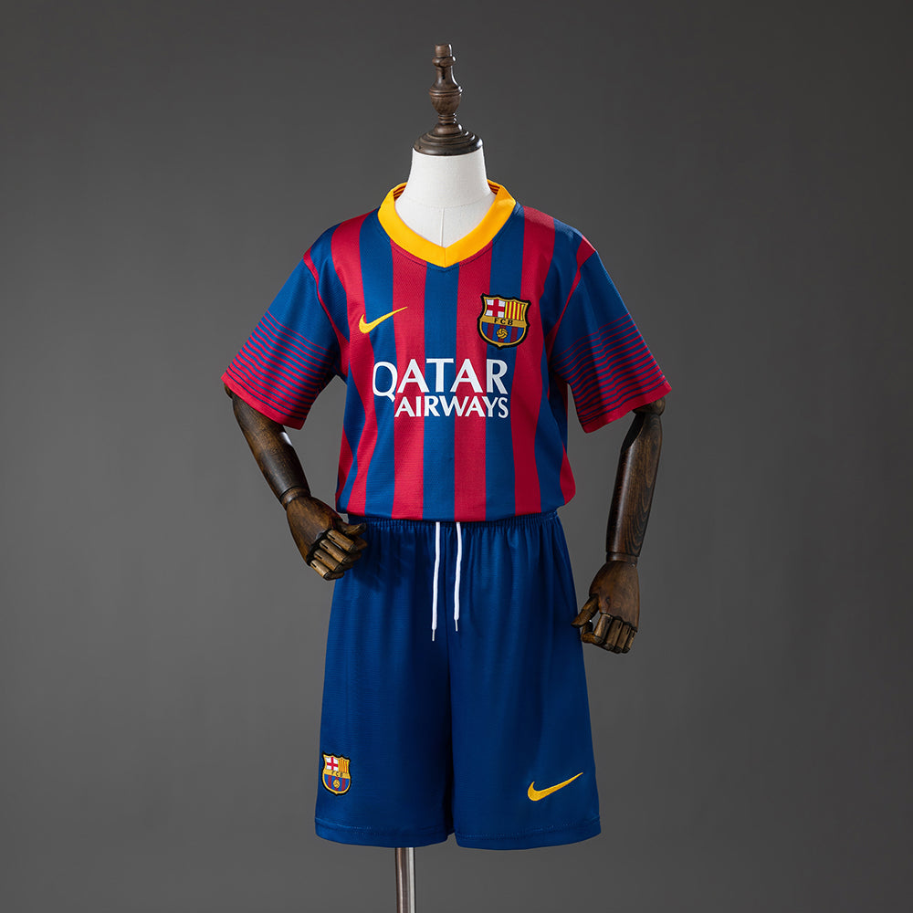 Barcelona 13/14 Home Retro Kids Kit