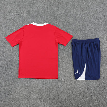 PSG Shorts Set-Red and Navy Blue