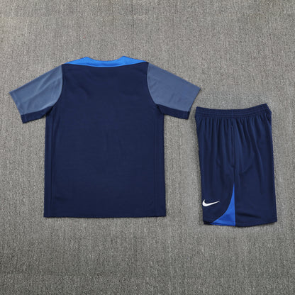 PSG Shorts Set-Dark Blue and Grey