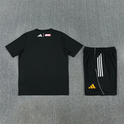 Real Madrid Shorts Set-Black and White