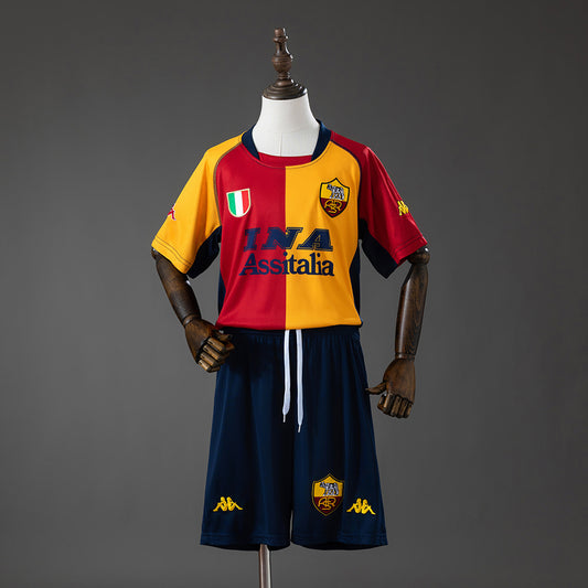 Roma 00/01 Champion Edition Retro Kids Kit