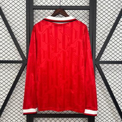 Retro Long Sleeve Manchester United  92/94 Home