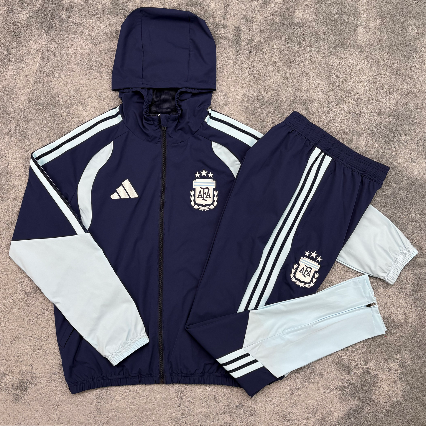 Argentina Windbreaker Set - Navy