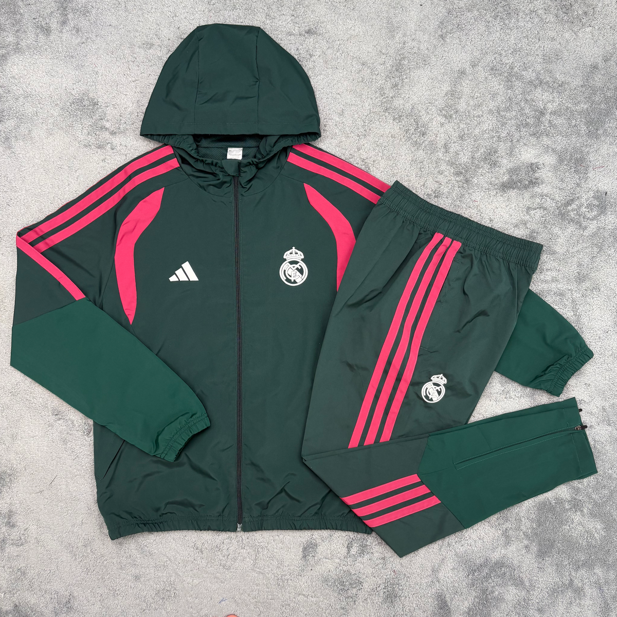Real Madrid Windbreaker Set - Green