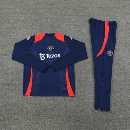 Manchester United Tracksuit-Navy Blue