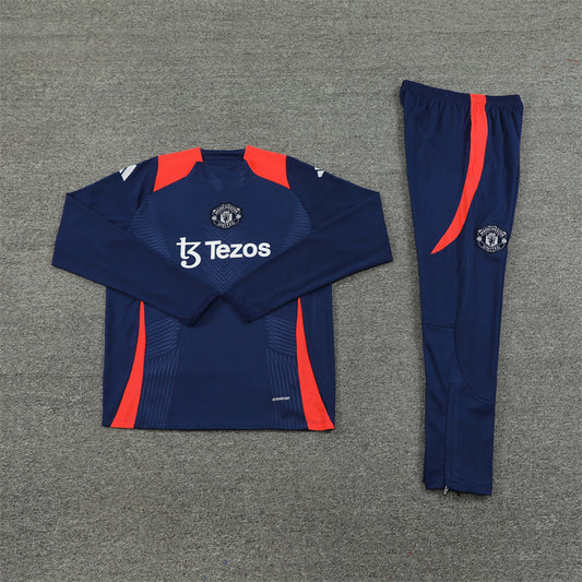 Manchester United Tracksuit-Navy Blue