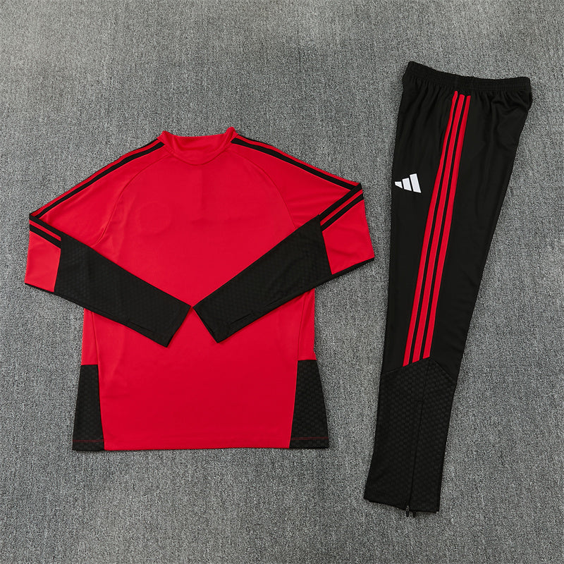 Manchester United Tracksuit-Red and Black