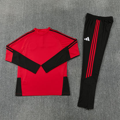 Manchester United Tracksuit-Red and Black