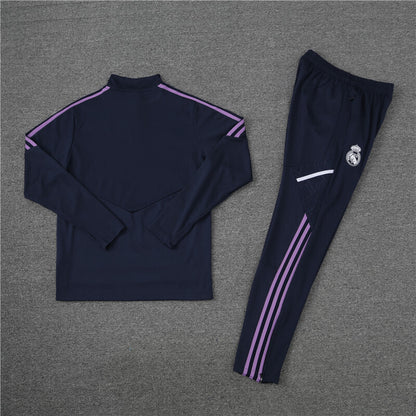 Real Madrid Tracksuit-Navy Blue