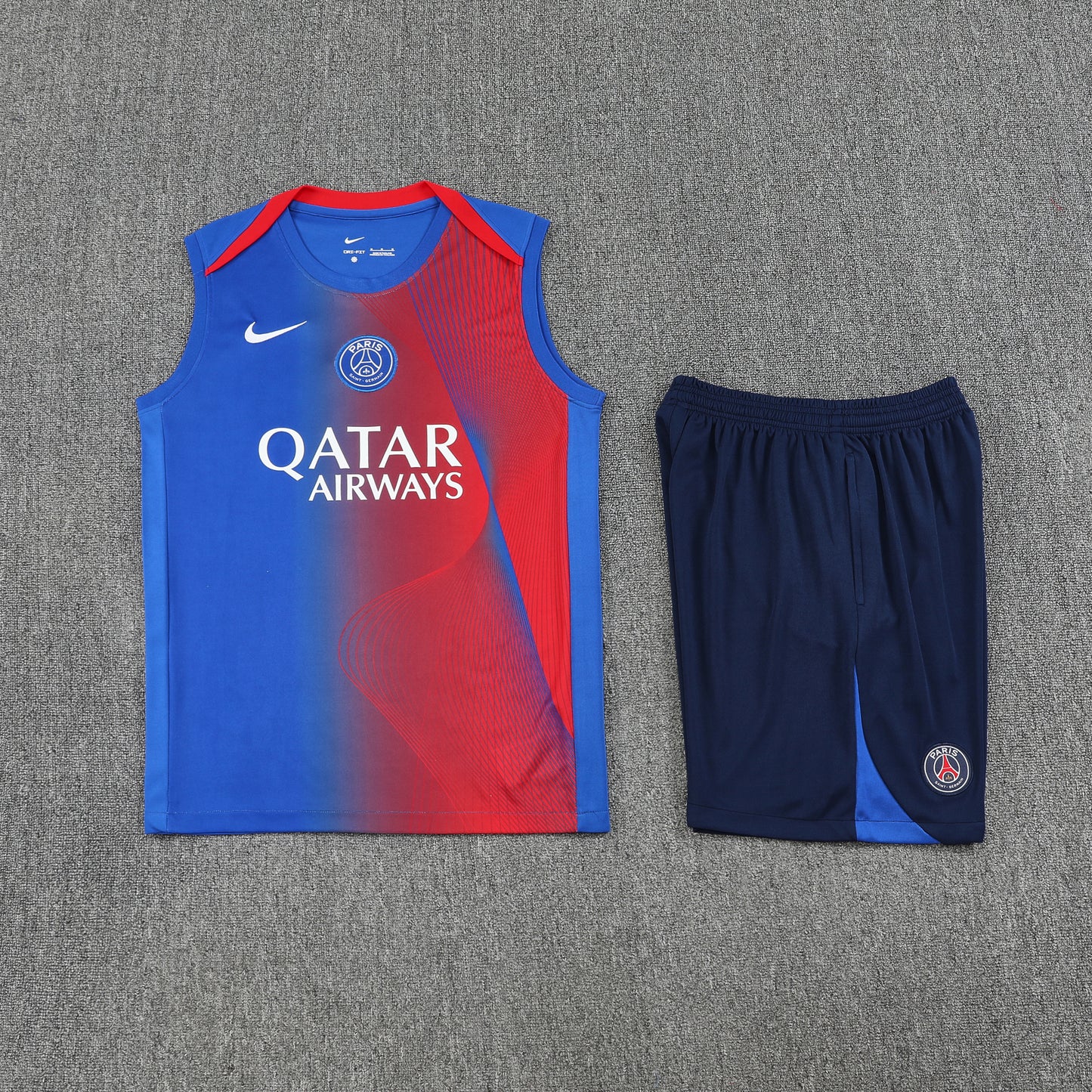 PSG Vest Set-Red, Blue and Navy Blue