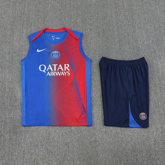 PSG Vest Set-Red, Blue and Navy Blue
