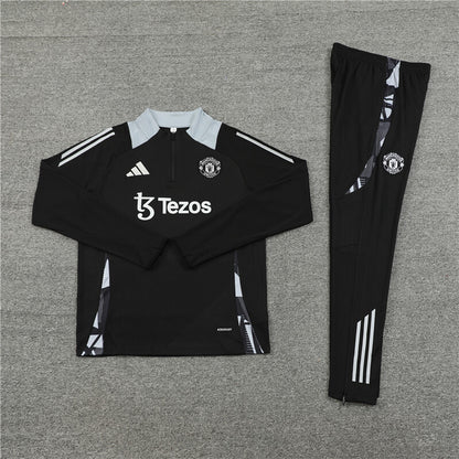Manchester United Tracksuit-Black