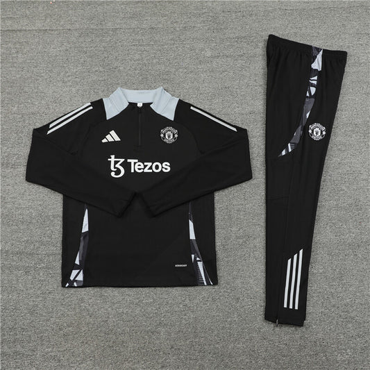 Manchester United Tracksuit-Black