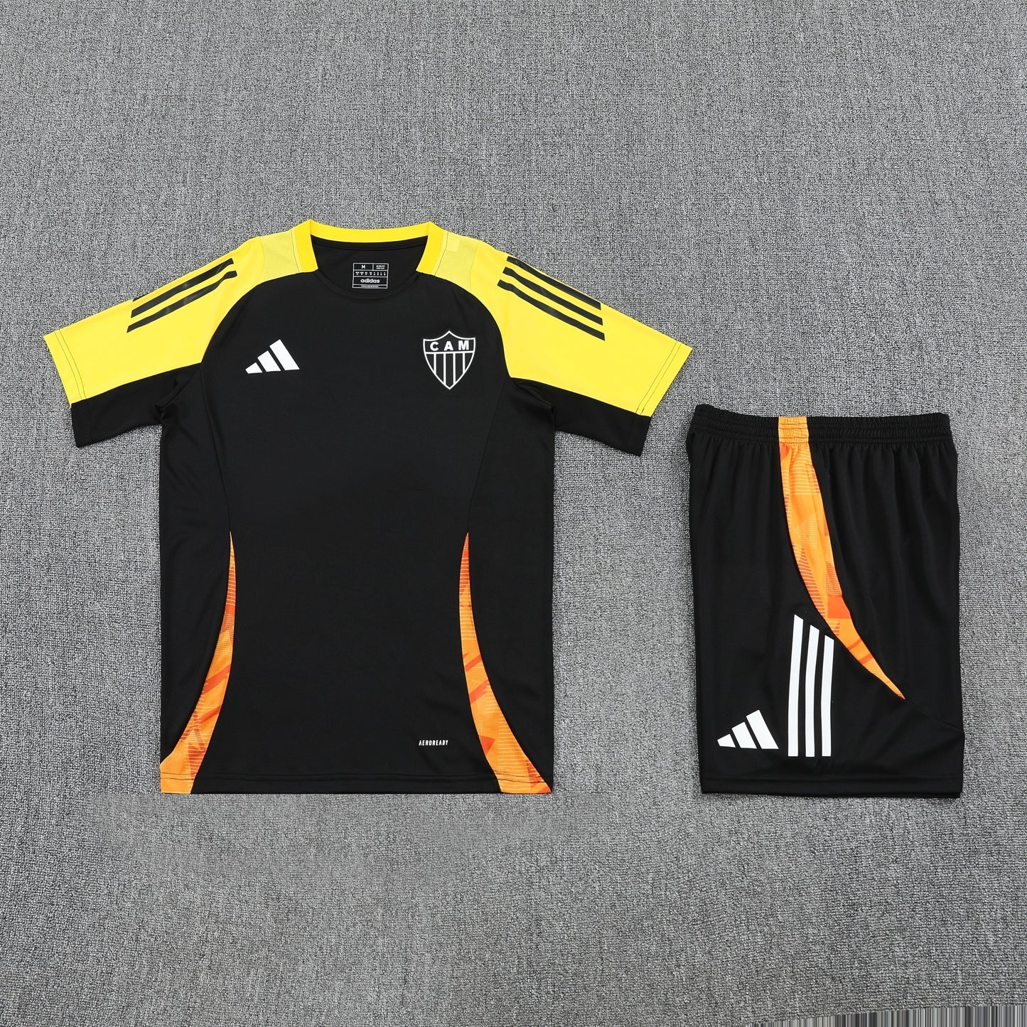 Atletico Mineiro Shorts Set-Black and Yellow