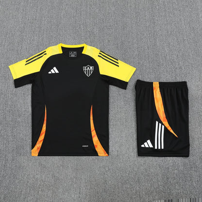 Atletico Mineiro Shorts Set-Black and Yellow