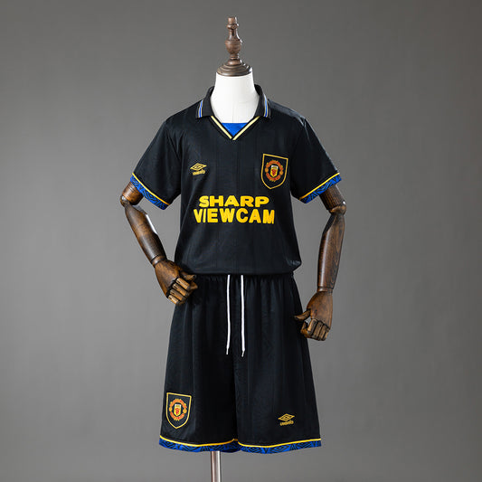 M-U 93/94 Away Retro Kids Kit