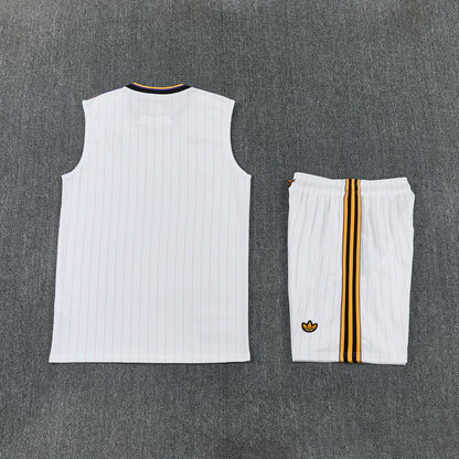 Chelsea Vest Set-White