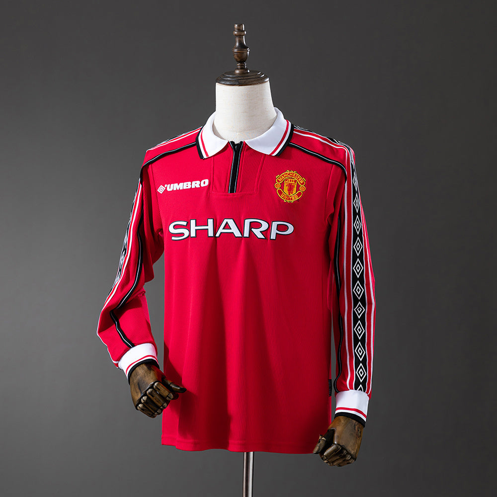 Retro long-sleeved 98/99 M-U home