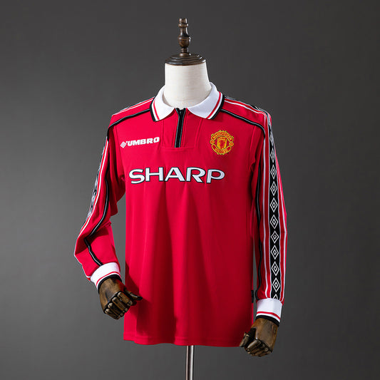 Retro long-sleeved 98/99 M-U home