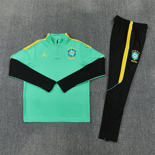 Brazil Tracksuit-Green and Black