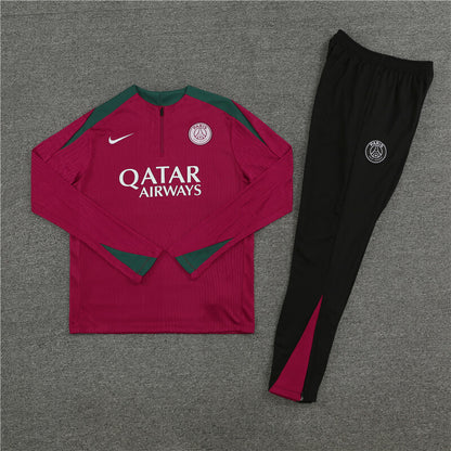 PSG Tracksuit-Maroon and Black
