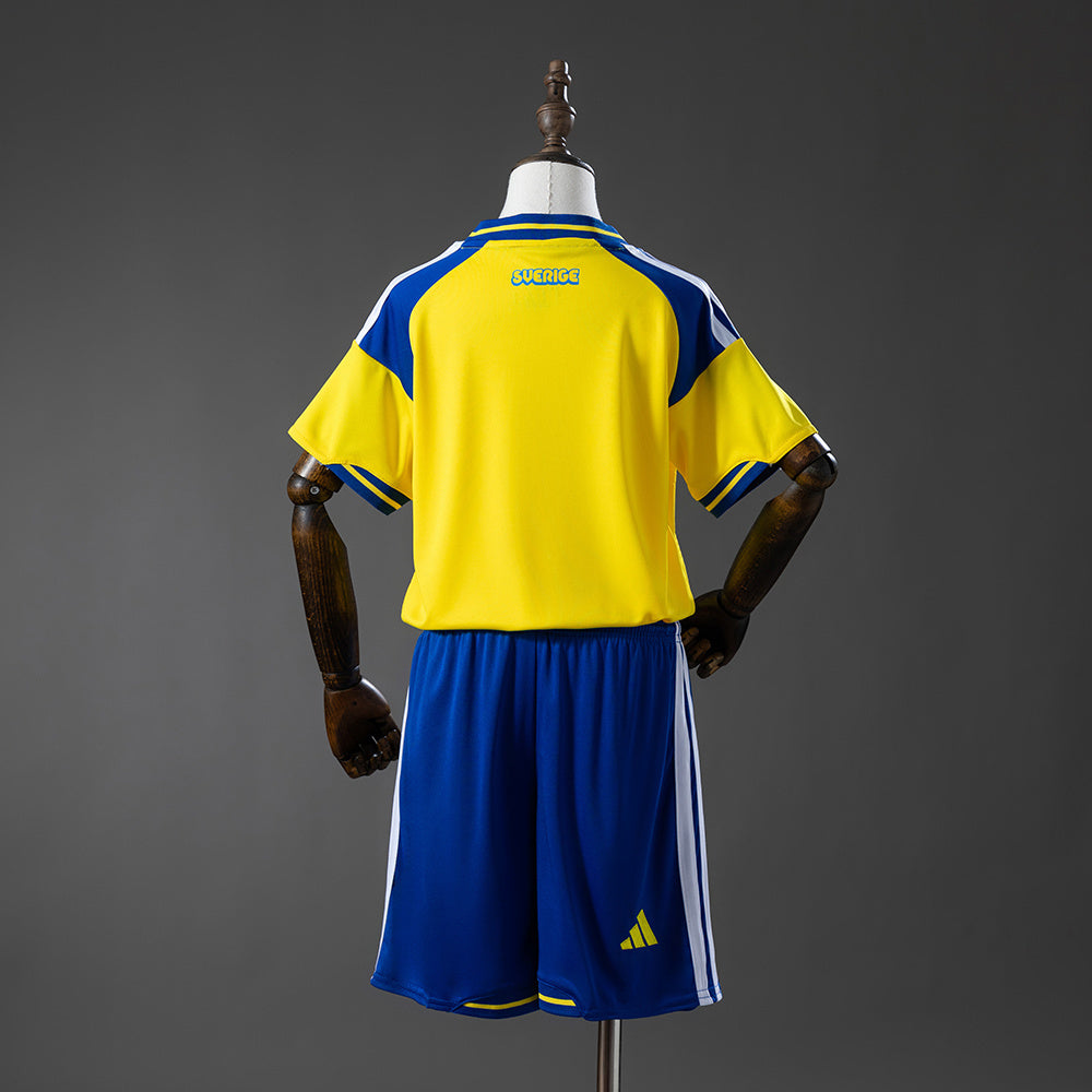Sweden 2026 Home Kids Kit Jersey