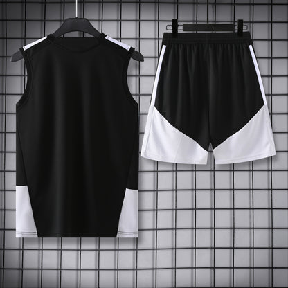 Real Madrid Vest Set-Black and White