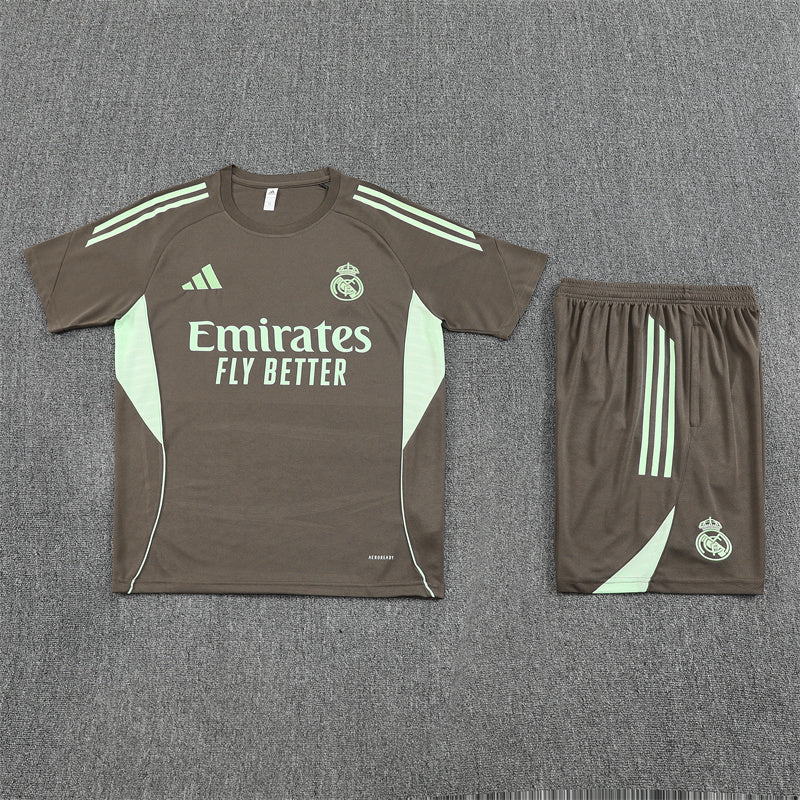 Real Madrid Shorts Set-Brown