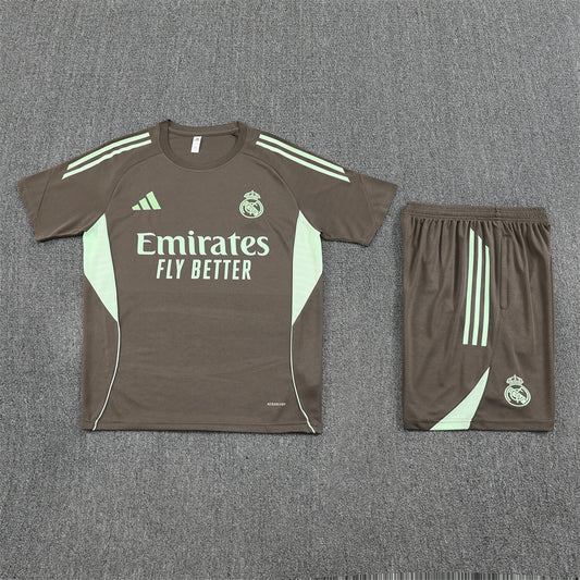 Real Madrid Shorts Set-Brown