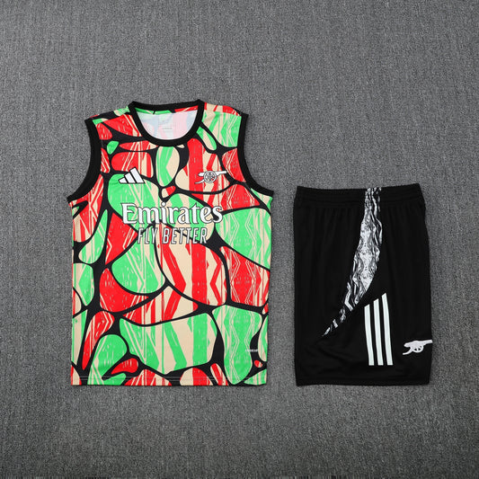 Arsenal Vest Set-Red, Green and Black